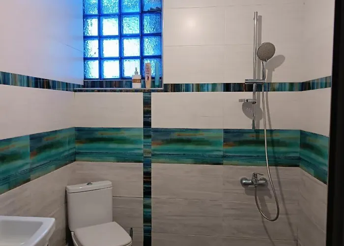 номер в доме у моря с бассейном Vendégház